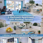 2 People Sea View Garden Pool
